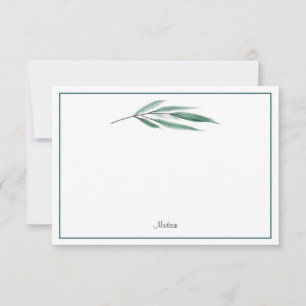 Carte De Correspondance Feuilles de l'eucalyptus