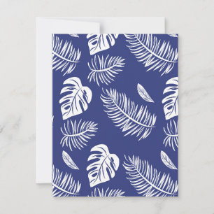 Carte De Correspondance Feuilles tropicaux 15