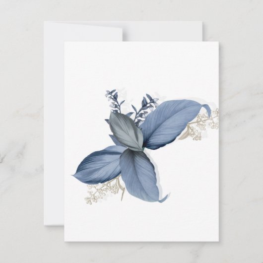 Carte De Correspondance Feuilles tropicaux 7 (Devant)