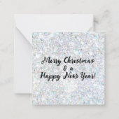 Carte De Correspondance Feux de Noël (Dos)