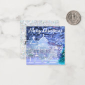 Carte De Correspondance Feux de Noël (Devant/Arrière en situation)