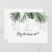 Carte De Correspondance Fiche de proposition d'aide d'État de verdure trop (Devant / Derrière)