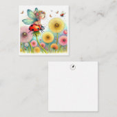 Carte De Correspondance Fiche Imaginaire Fairy (Devant / Derrière)