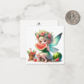 Carte De Correspondance Fiche Imaginaire Fairy (Devant/Arrière en situation)