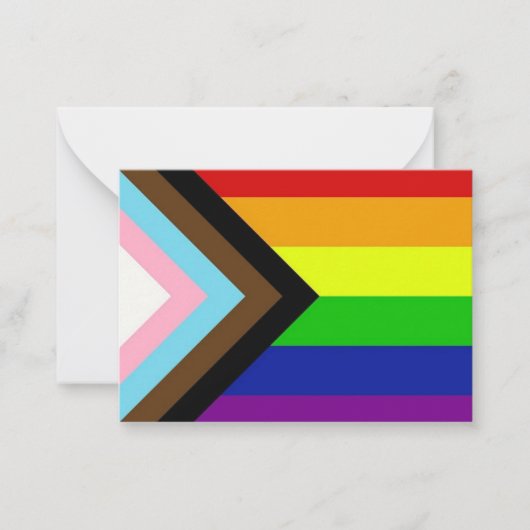 Carte De Correspondance Fierté LGBTQ+ (Devant)