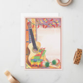 Carte De Correspondance Fiesta © (Devant/Arrière en situation)