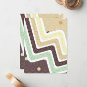 Carte De Correspondance Figures géométriques 1 (Devant/Arrière en situation)