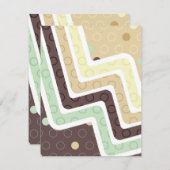 Carte De Correspondance Figures géométriques 1 (Devant / Derrière)