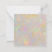 Carte De Correspondance Fille de calligraphie de pierre optique (Dos)