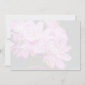 Carte De Correspondance Fille rose Fleurs de printemps Nature (Dos)