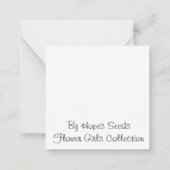 Carte De Correspondance Filles Fleur Rapunzel  (Dos)