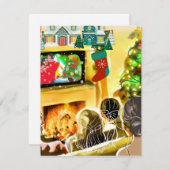 Carte De Correspondance Films de Noël (Devant / Derrière)