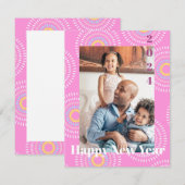 Carte De Correspondance Fireworks rose japonais (Devant / Derrière)