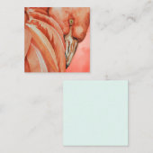 Carte De Correspondance Flamant rose (Devant / Derrière)