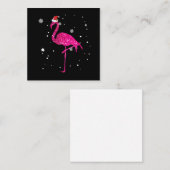 Carte De Correspondance Flamingo de Noël Essentiel (Devant / Derrière)