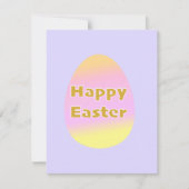 Carte De Correspondance Flat Easter Card (Devant)