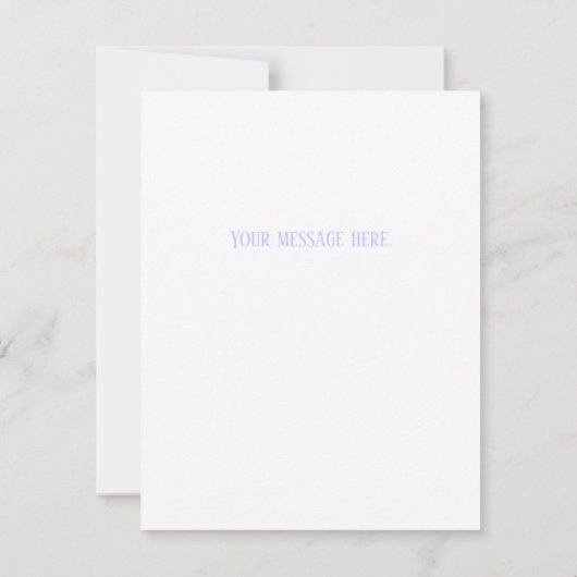 Carte De Correspondance Flat Easter Card (Dos)