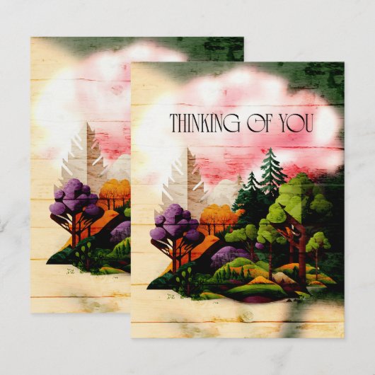 Carte De Correspondance Flat Note Card (Devant / Derrière)