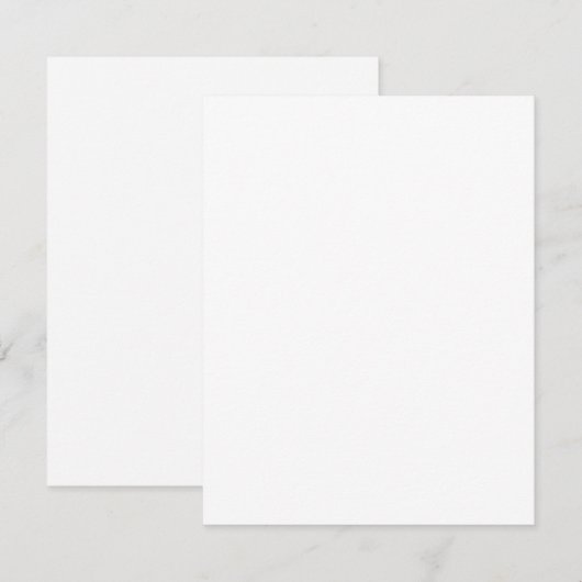 Carte De Correspondance Flat Note Card (Devant / Derrière)