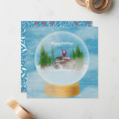 Carte De Correspondance Flat Note Card (Devant/Arrière en situation)