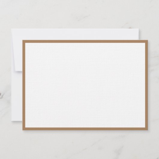 Carte De Correspondance Flat Note Card (Devant)