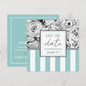 Carte De Correspondance Flat Note Card - Save the Date (Devant / Derrière)