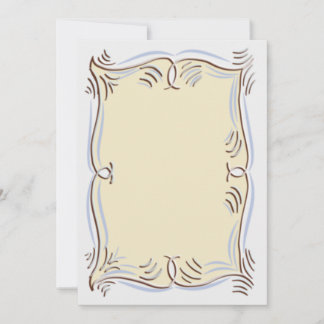 Carte De Correspondance flat notecard