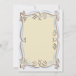 Carte De Correspondance flat notecard
