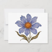 Carte De Correspondance Fleur Boho (Devant)