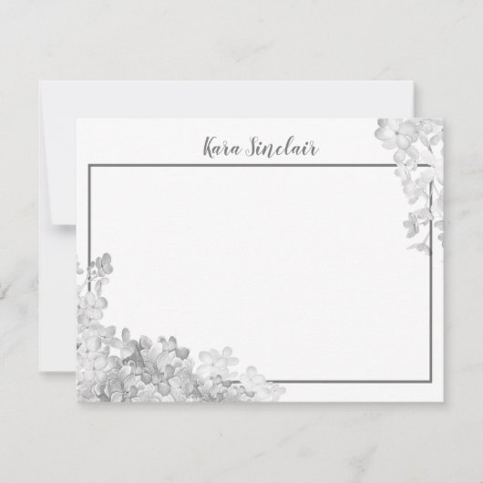 Carte De Correspondance Fleur de croissance Whimsical (Devant)