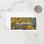 Carte De Correspondance Fleur de la nature (Devant/Arrière en situation)
