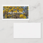 Carte De Correspondance Fleur de la nature (Devant / Derrière)