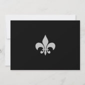 Carte De Correspondance Fleur De Lis (Dos)