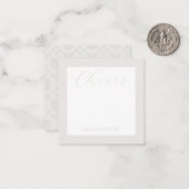 Carte De Correspondance Fleur Rétro Personnalisée (Devant/Arrière en situation)