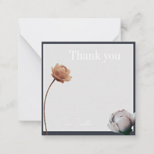 Carte De Correspondance Fleur simple et douce