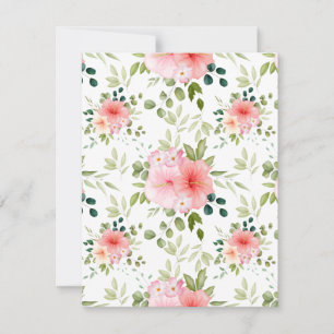 Carte De Correspondance Fleurs aquarelles 23