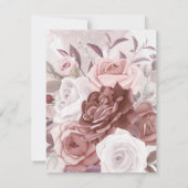 Carte De Correspondance Fleurs aquarelles 9 (Dos)