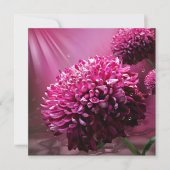 Carte De Correspondance Fleurs de dahlia (Devant)