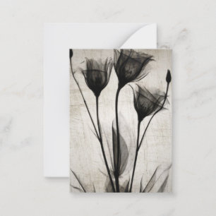 Carte De Correspondance Fleurs de rayons X vintage