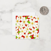 Carte De Correspondance Fleurs de vacances (Devant/Arrière en situation)