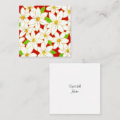 Carte De Correspondance Fleurs de vacances (Devant / Derrière)