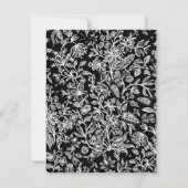 Carte De Correspondance Fleurs décoratives 21 (Dos)