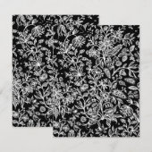 Carte De Correspondance Fleurs décoratives 21 (Devant / Derrière)