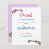 Carte De Correspondance Fleurs mignonnes (Devant / Derrière)