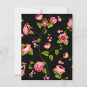 Carte De Correspondance Fleurs Motif 18 (Dos)