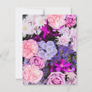 Carte De Correspondance Fleurs Motif 8