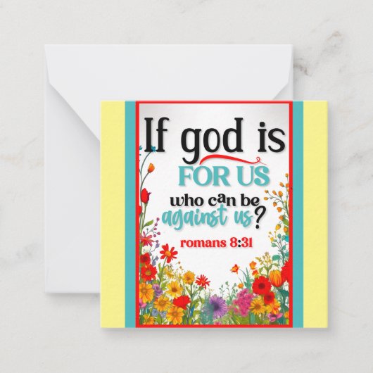 Carte De Correspondance Fleurs Rétro Inspirantes (Devant)