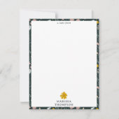 Carte De Correspondance Fleurs sauvages bohémiens de la moutarde (Devant)