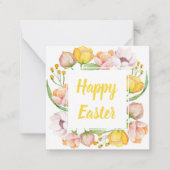 Carte De Correspondance Floral aquarelle (Devant)