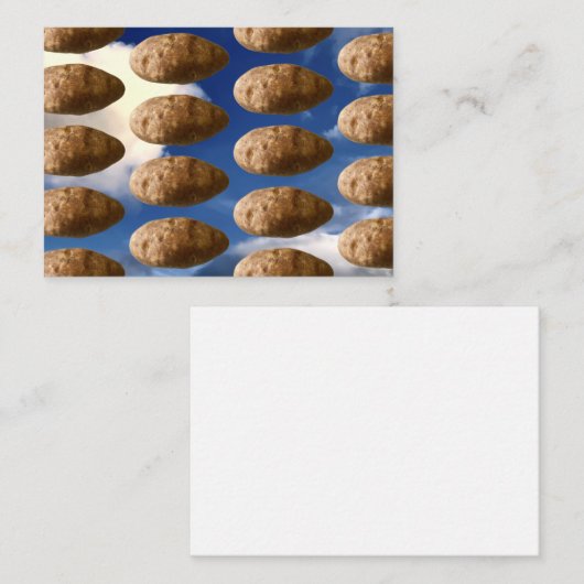 Carte De Correspondance Flying Potatoes Space Potato (Devant / Derrière)